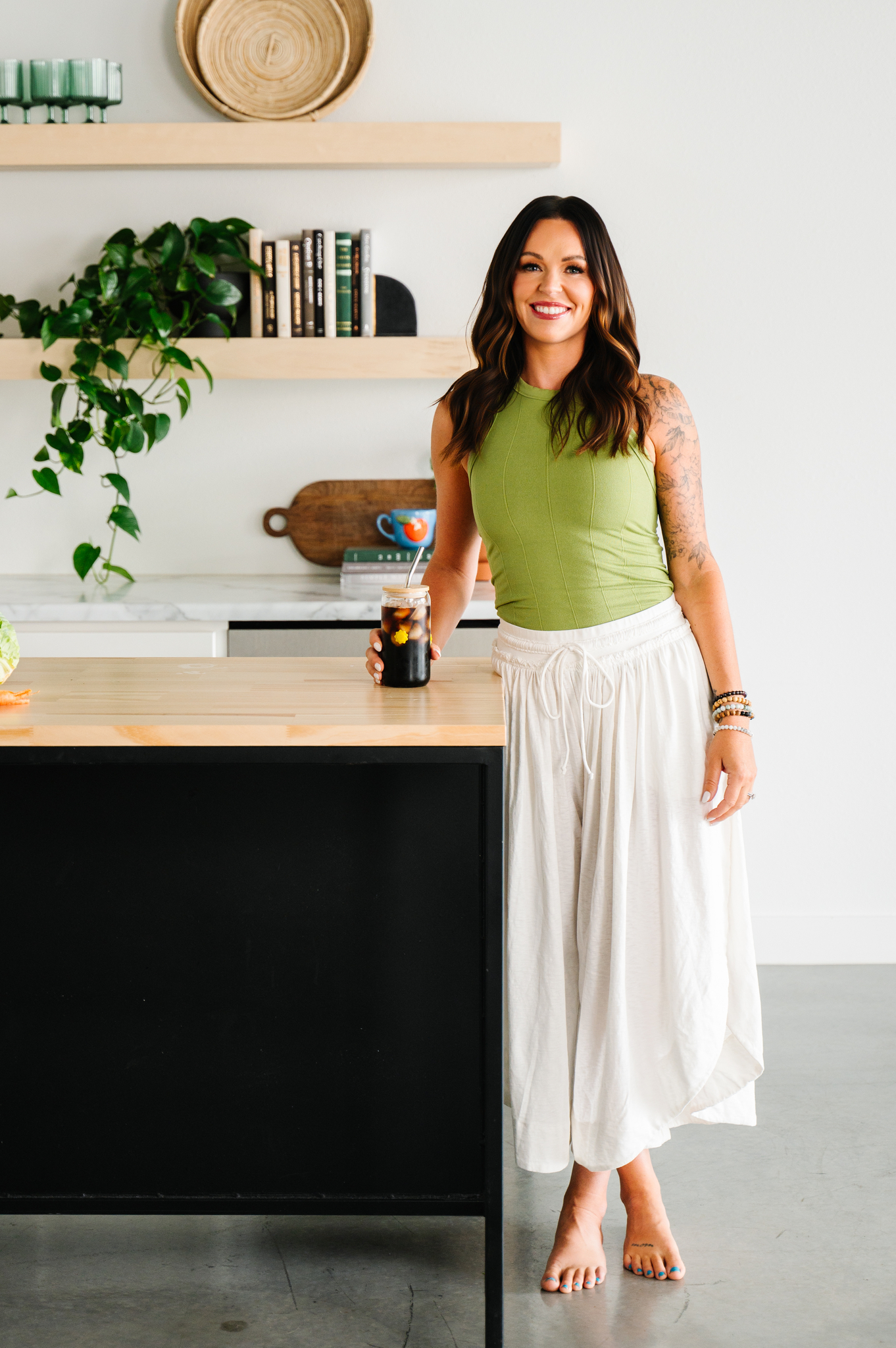 GLP-1 midlife weight loss — Melissa Eich, registered nurse and hormone coach, in her kitchen